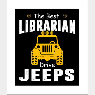 The Best Librarian Drive Jeeps Jeep Lover Posters and Art